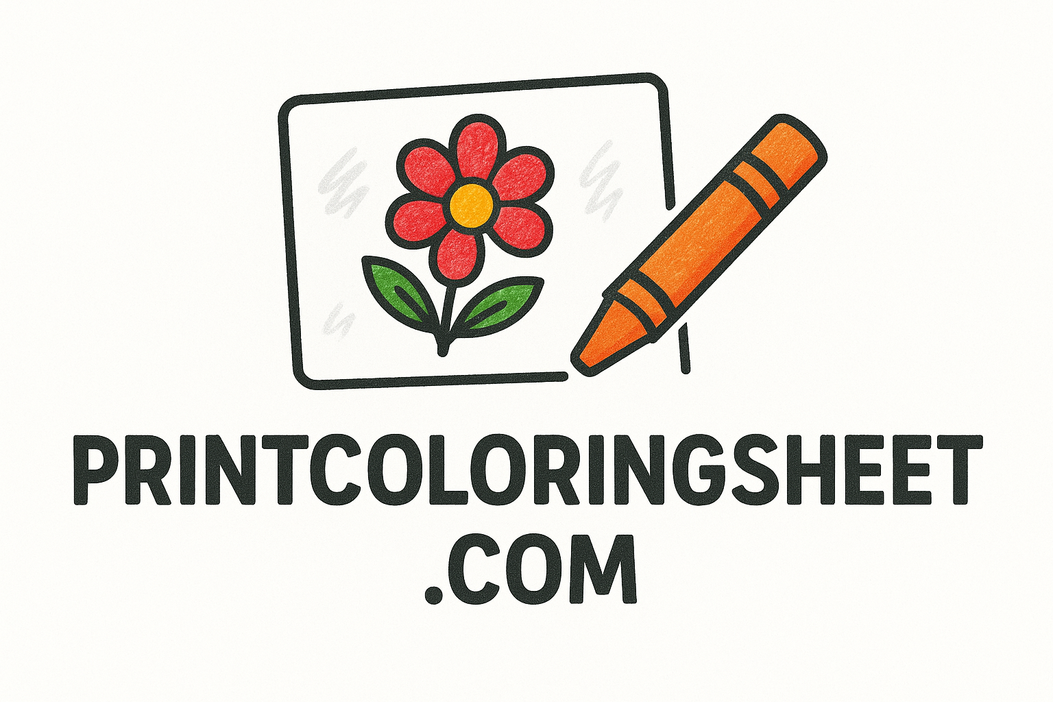 PrintColoringSheet.com Logo